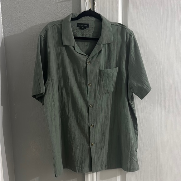 Cotton On Green Casual Button Down Shirt - Picture 1 of 7